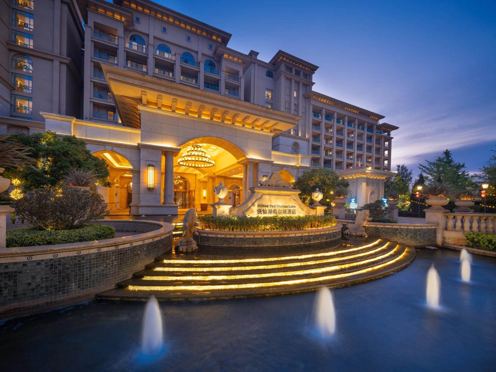 Hilton Yuxi Fuxian Lake Chengjiang  Zewnętrze zdjęcie